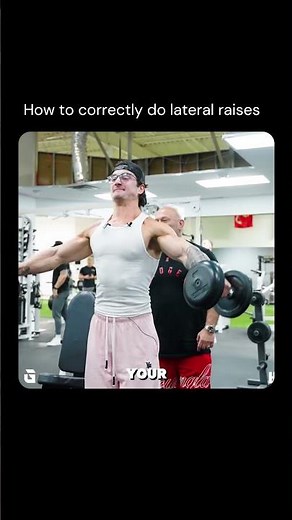 How to correctly do lateral raises