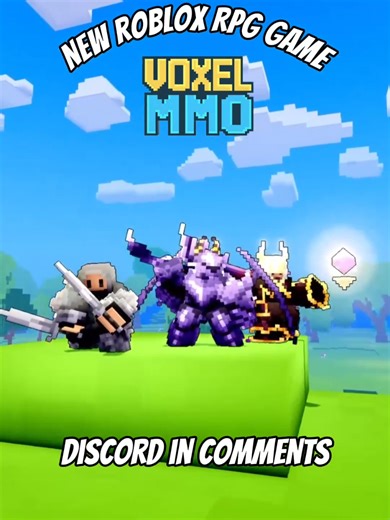 new Roblox RPG: VOXEL MMO! #roblox