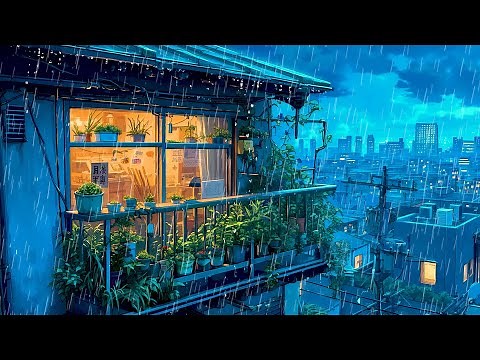 RAINING IN JAPAN ☔ Rainy Lofi Songs To Make You Calm Down And Relax Your Mind ☔ Pluviophile Lofi