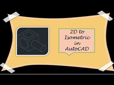 2D to Isometric in AutoCAD