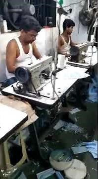 India’s mass produced medical face masks for corona virus in sweat shops