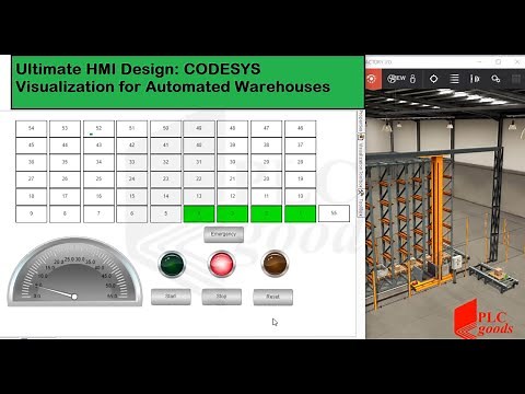 Ultimate HMI Design: CODESYS Visualization for Automated Warehouses | Part9