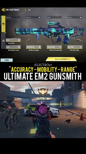 🚀 This EM2 Build is INSANE! Next Gun Suggestion? #gunsmithcodm #fypage