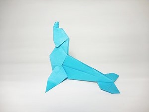 Origami Seal Tutorial (Foca origami)