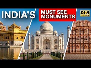 🇮🇳 Top 15 Historical Monuments in India 🇮🇳 (Cinematic 4K Tour)