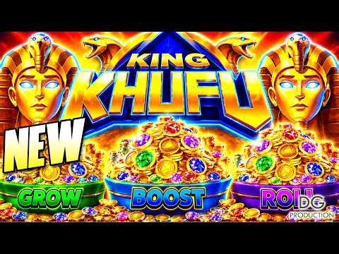 🚨OMG🚨NEW ALL HAIL THE KING KHUFU GROW BOOST ROLL SLOT MACHINE REVEAL 2026 LAS VEGAS GRAND CASINO WOW
