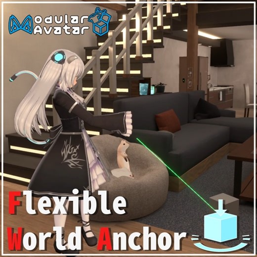 [Free] [VRC Raycast] Flexible_World Anchor - せいりんのお宿 / seilin's INN - BOOTH