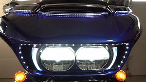 Check out these awesome LED vent lights for Harley Road Glide shark nose fairings. Be safe.....be seen!! Ciro3D **Get them here ==> https://shop.lawabidingbiker.com/collections/lighting | Law Abiding Biker | Facebook