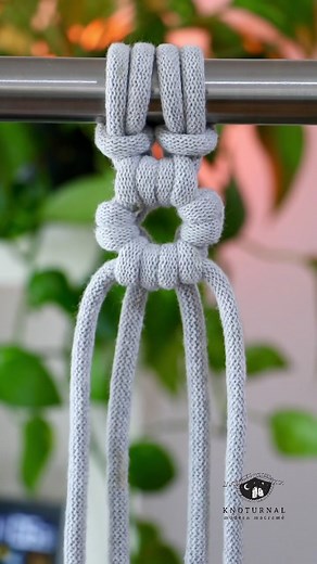 How to Tie a Knot onto a Circle - Macrame Tutorial