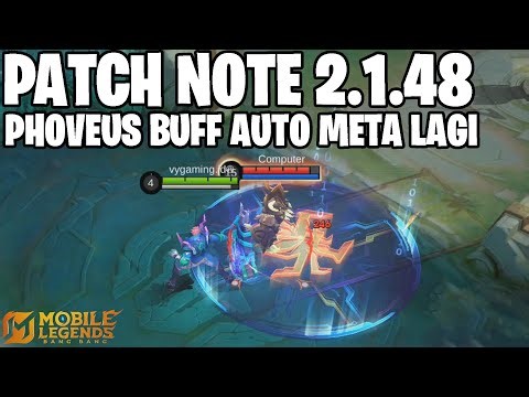 PHOVEUS BUFF, HANZO BUFF, LEOMORD NERF, HILDA BUFF - PATCH NOTE 2.1.48 + REKAP PATCH NOTE ORI SERVER
