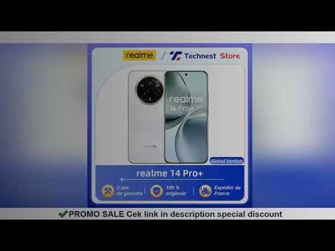 Global Version realme 14 Pro+ 5G Smartphone Sony 3X Periscope OIS Camera Snapdragon7s Gen 3 80W SUPE