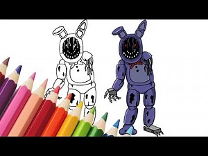 How to Draw Withered Bonnie | Five Nights at Freddy's