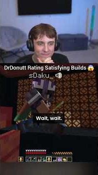DrDonutt Rating Dropper Build 😱 #drdonutt #minecraft #dreamsmp #cheaters #twitch #mcyt #dream #clip