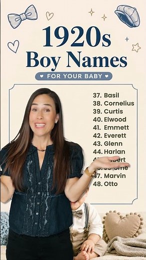 48 More 1920s Boy Names for Your Baby | Part 2