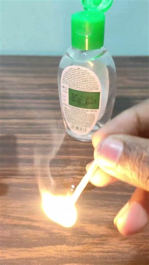 “Is Hand Sanitizer Really Flammable? | Science Experiment (Safety First)”#youtubeshorts#experiment