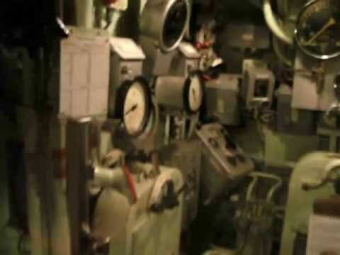A walk inside German submarine Wilhelm Bauer ( U-2540 ) launched on 13 January 1945.