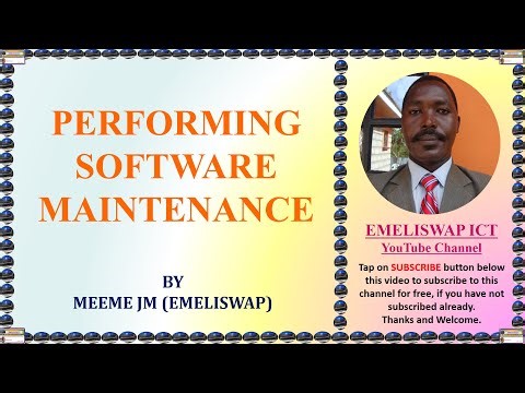 Performing Software Maintenance