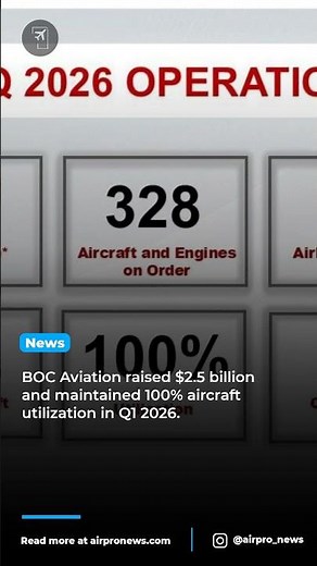 BOC Aviation's Record Q1: $2.5 Billion Funding and Full Utilization