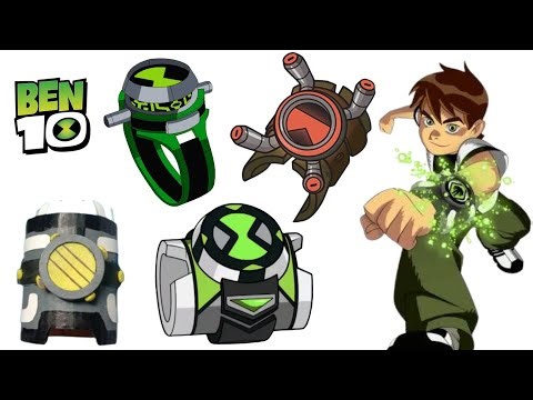 Make 4 different omnitrix from ben 10/very easy to make