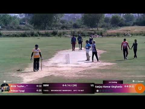 Broken Bat Warriors vs Unity 11 | RSCG Premier Corporate League -Sunday - Season 4(League Matches)…