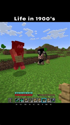 Life in 1900's #minecraft