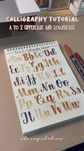 Learn Beautiful Alphabet Calligraphy - Step-by-Step Tutorial