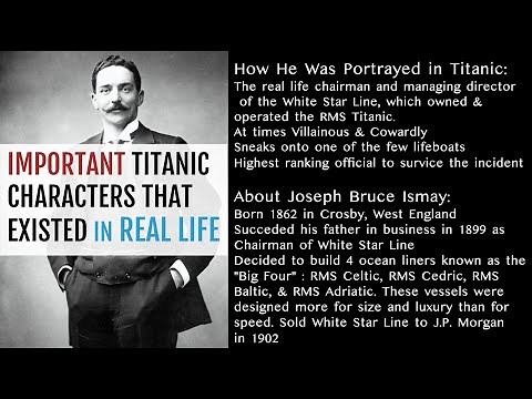 Important Titanic Characters That Existed in Real Life