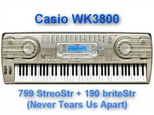 Casio WK3800 Timbres