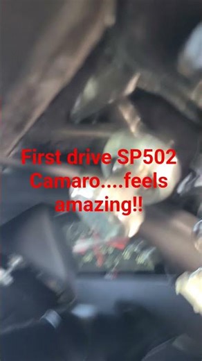 SP 502 Camaro first test drive.