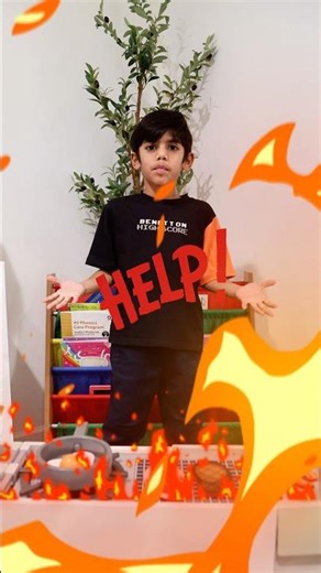 Learn How Firefighter Neil Rescued Jay's BBQ Fire Mishap! (Kids Safety)