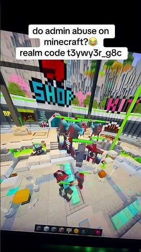 minecraft bedrock skygen kitpvp realm :) #minecraft #realmcode
