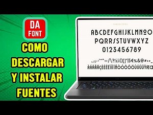 Cómo Descargar y Instalar Fuentes (Letras) en Windows✅