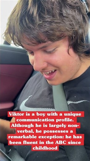 Viktor's communication style is characterized by limited verbal expression.