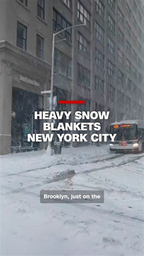 The normally busy streets of New York City are practically empty as a bomb cyclone brings over 15 inches of snow to parts of the city, the most since 2021. CNN's Bill Weir reports. https://cnn.it/4rRn2tT | CNN