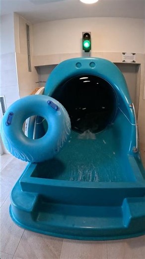 Dark & Rainbow 🌈 Tunnel Water Slide at Binkowski Resorts #waterpark 🇵🇱