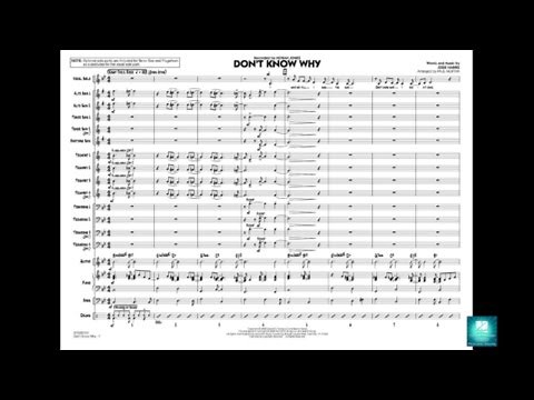 Don't Know Why arranged by Paul Murtha