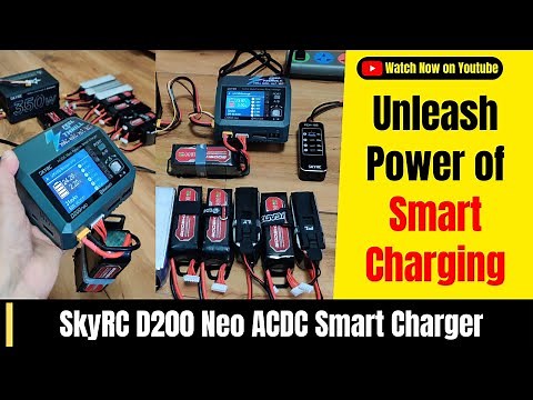 Charge Smarter, Faster, and Safer with SkyRC D200 Neo ACDC Dual Port Charger
