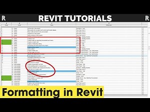 Formatting in Revit Schedule | How you can use it