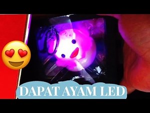 Dapat Ayam Led, USB, perekat plastik Mini ( Claw Machine )夾娃娃