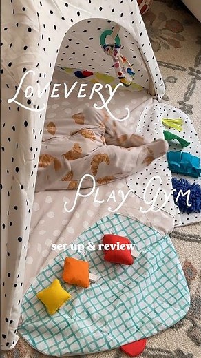 Setting up our new Lovevery Play Gym! #newborn #lovevery #loveverygift ‪@Lovevery‬