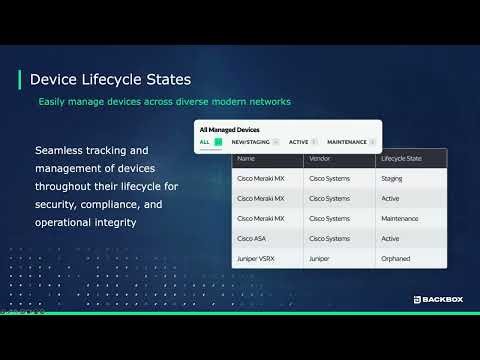 What’s New in BackBox 8.0