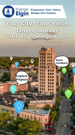 🌟 Want to make a difference in your community? Join Engage Elgin! This is your chance to share feedback, ideas, and questions about city projects and initiatives. We're all ears and ready to listen! Sign up today and be part of the change! Visit engage.elginil.gov 💬 | City of Elgin, Illinois Government