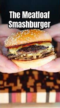 This is my Meatloaf Smashburger!