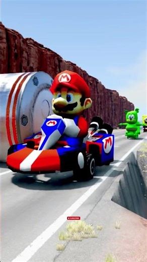 I Survived a Giant Tank Attack in BeamNG Drive! 😱💥