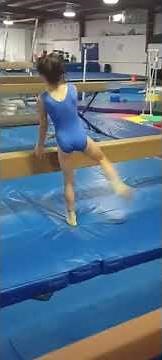 Beginner Girls Gymnastics Beam Lesson 4