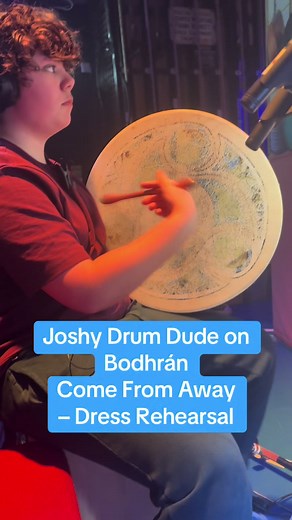 Joshy Drum Dude's Bodhrán Performance in Come From Away