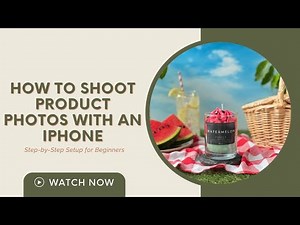 How to Shoot Product Photos with an iPhone | Step by Step Setup for Beginners