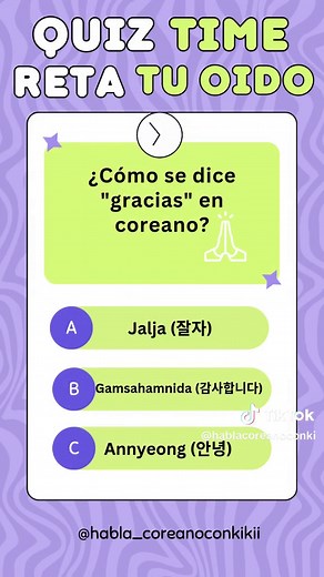 Reto de vocabulario en coreano: ¡aprende y juega!