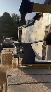 Amazing Bricklayer tool #asmr #bricklayers #masonry #brick | Dutchbricklayers
