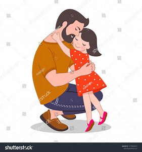 68  Thousand Cartoon Father Daughter Royalty-Free Images, Stock Photos & Pictures | Shutterstock